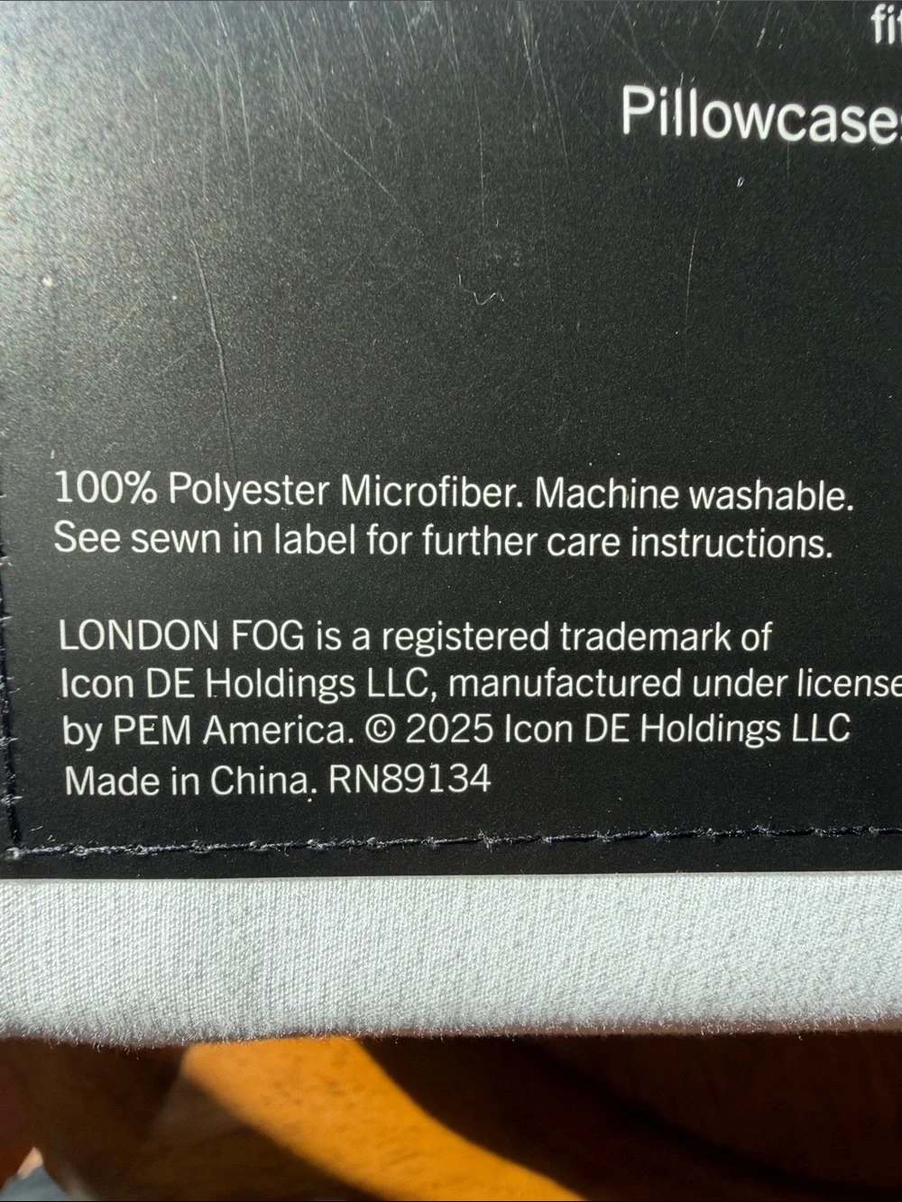 London Fog fabric fits